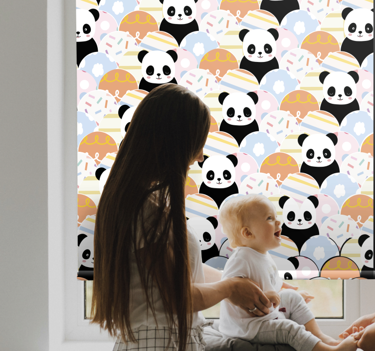 Pολό για παιδιά baby panda party - TenStickers