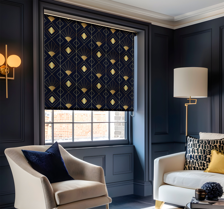 Kομψό ρολό στόρι στυλ αρ ντεκό - TenStickers