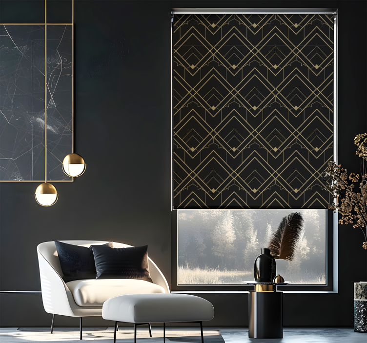 Kομψό ρολό στόρι διανυσματικό μοτίβο - TenStickers