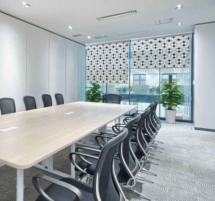 κομψό γεωμετρικό σχέδιο μοντέρνα ρολά που - TenStickers