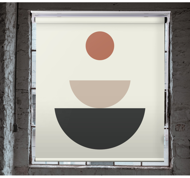 κρήνη αφηρημένη γεωμετρική τέχνη ρολά που ζωγραφική - TenStickers