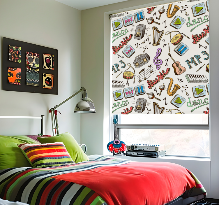 Aστείο ρολό στόρι μουσικό μοτίβο - TenStickers