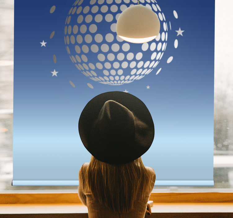 κλίση πολύχρωμη μπάλα ντίσκο εφήβων ρολά που - TenStickers