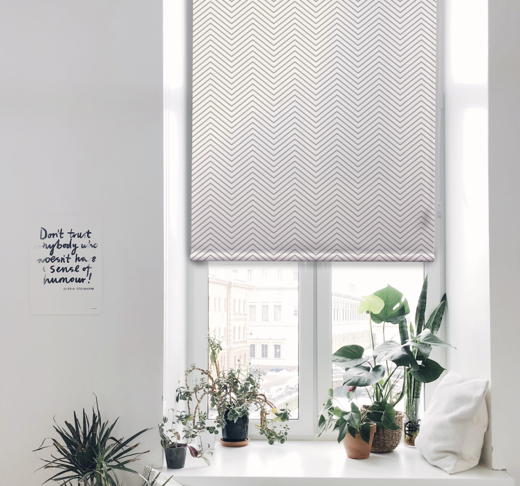 γκρι γραμμές ρουστίκ ρολό - TenStickers