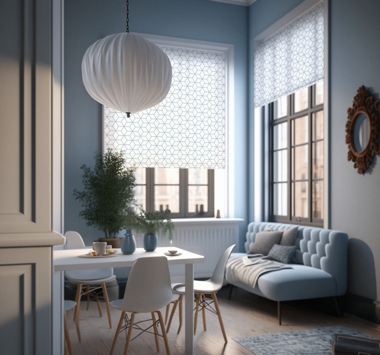 εξάγωνο περίγραμμα σκανδιναβικό blind - TenStickers