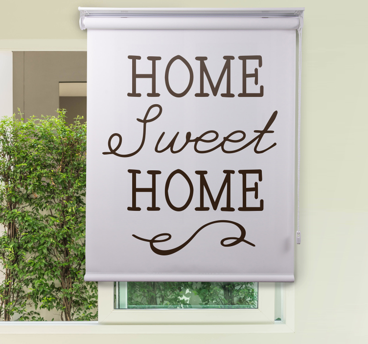 Home sweet home κείμενο τυφλό - TenStickers
