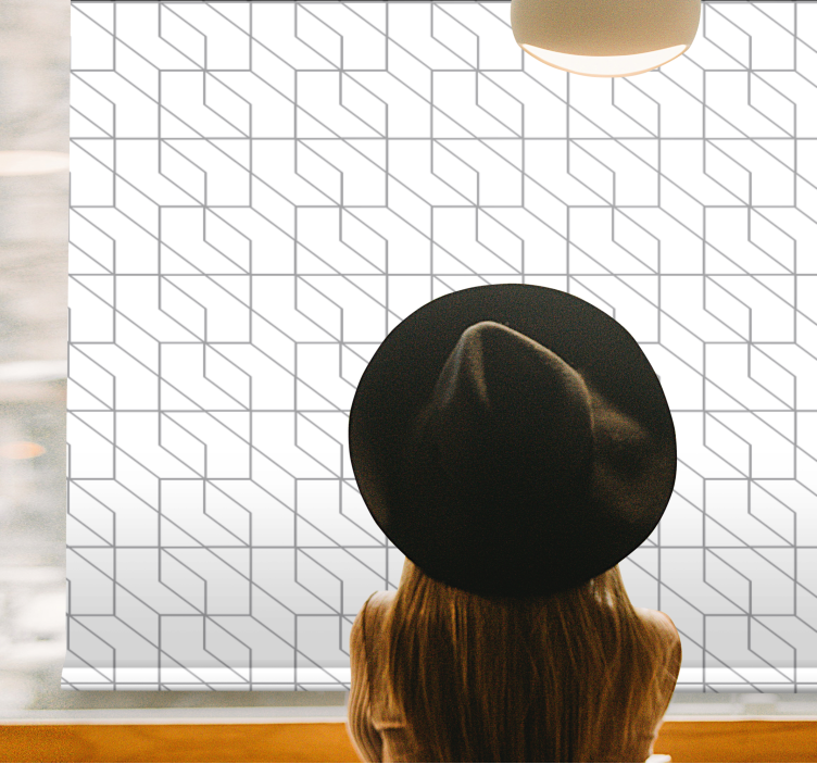 Pολό στόρι μοντέρνο κομψή γεωμετρική τέχνη - TenStickers