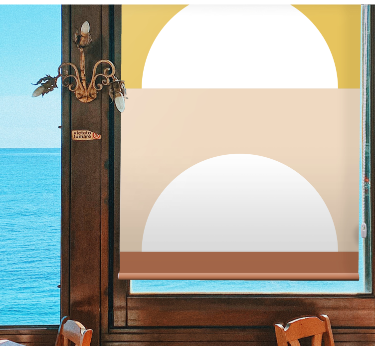 Pολό στόρι μοντέρνο κύκλοι του ανατέλλοντος ήλιου - TenStickers