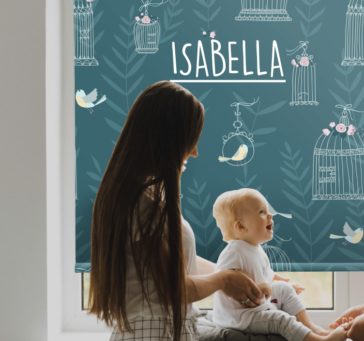 σκανδιναβικά λουλούδια με τυπωμένη σκιά παραθύρου - TenStickers