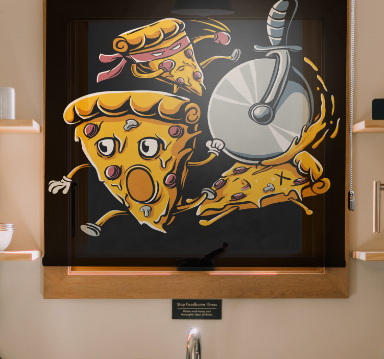 ρολά που τραπεζαρία για πίτσα - TenStickers