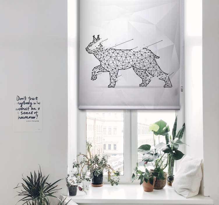 πολυγωνική γάτα διάφορα ζώα τυφλά - TenStickers