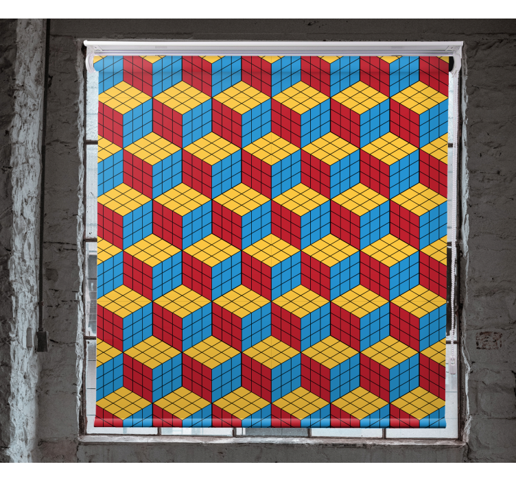 κύβος ρούμπικ αρχικό μοτίβο άλλο τυφλό - TenStickers