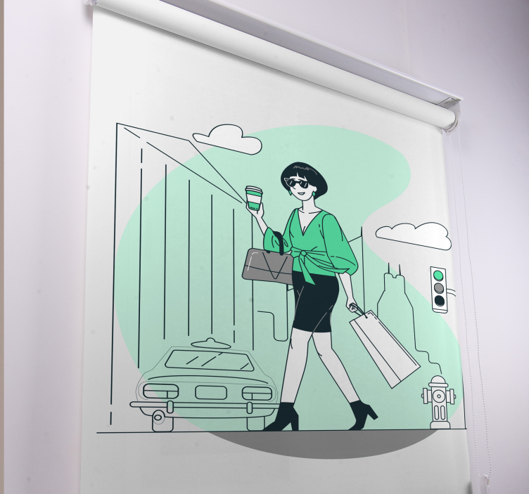 ψώνια δρόμου διασκέδαση ρολά που - TenStickers