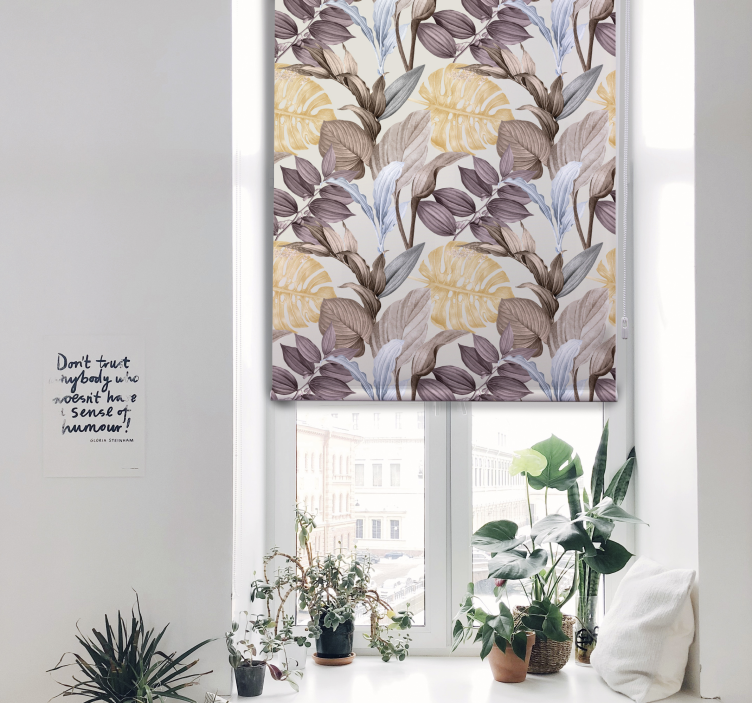 τροπικά φυτά xxl λουλούδι τυφλό - TenStickers