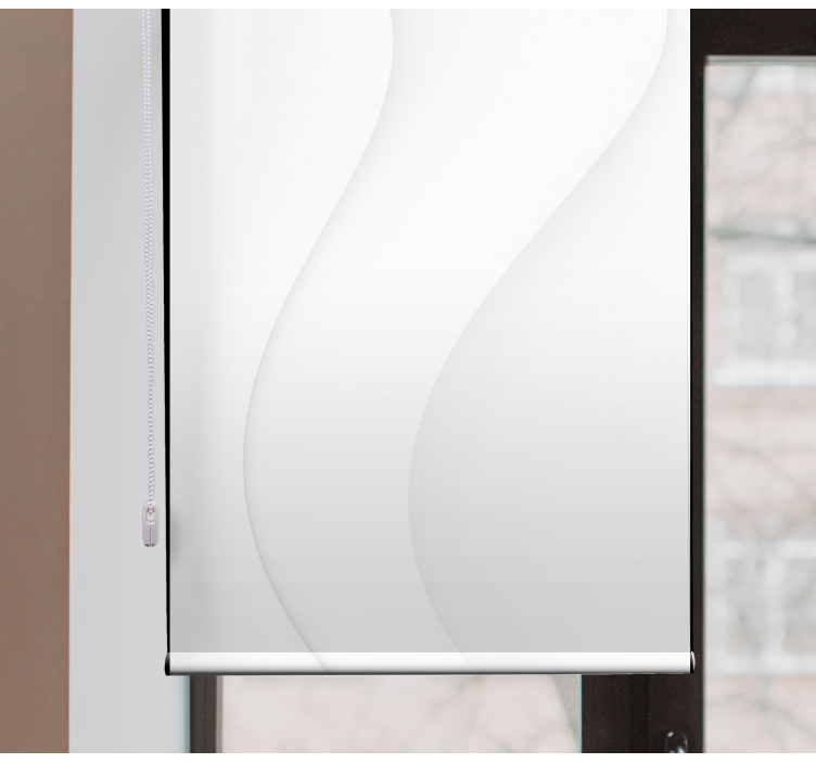 λευκό μοντέρνο σχήμα master υπνοδωμάτιο τυφλό - TenStickers