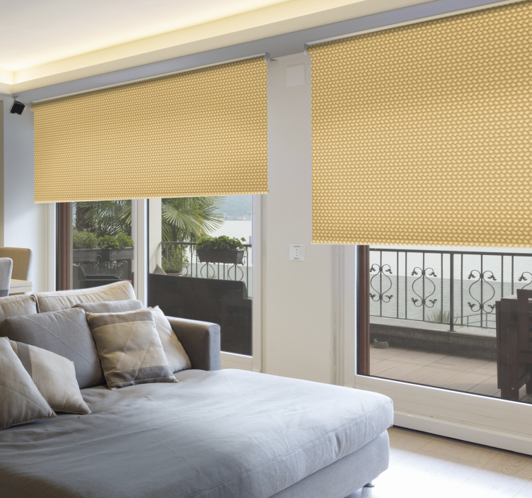 ψάθινη υφή και μοτίβο ρολά που - TenStickers