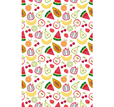 Tutti fruity φρούτα και λαχανικά ρολό τυφλό - TenStickers