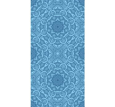 Blue mandala zen θέμα τυφλό - TenStickers