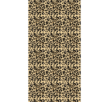 Leopard print animal blind - TenStickers