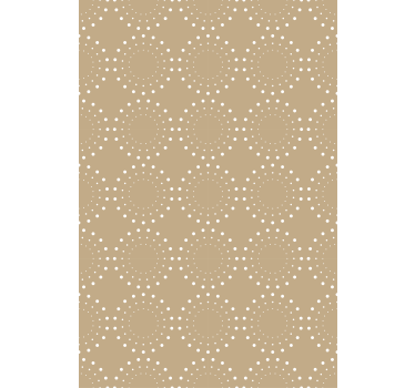 μπεζ και κύκλους nordic roller blind - TenStickers