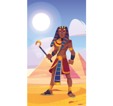 Pharao 'ra0mses ii' έκδοση anime σύγχρονο ρολό blind - TenStickers