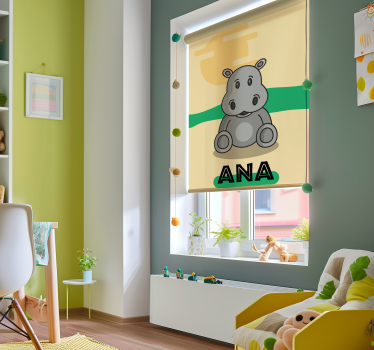 μωρό ιπποπόταμος εξατομικευμένη ρολά που - TenStickers