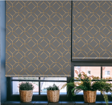 γεωμετρικά γκρι και χρυσά υφές και μοτίβα ρολά που - TenStickers