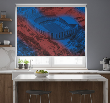 Πολό κουζίνας fotomural Μπαρτσελόνα Καμπ Νου 3d - TenStickers