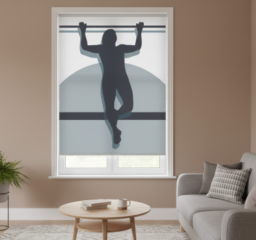 Ρολό κουρτίνα για σαλόνι με εικονογράφηση pull ups - TenStickers
