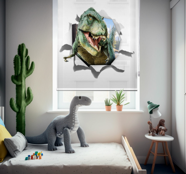 Pολό για παιδιά 3D θυμωμένος τ-rex - TenStickers