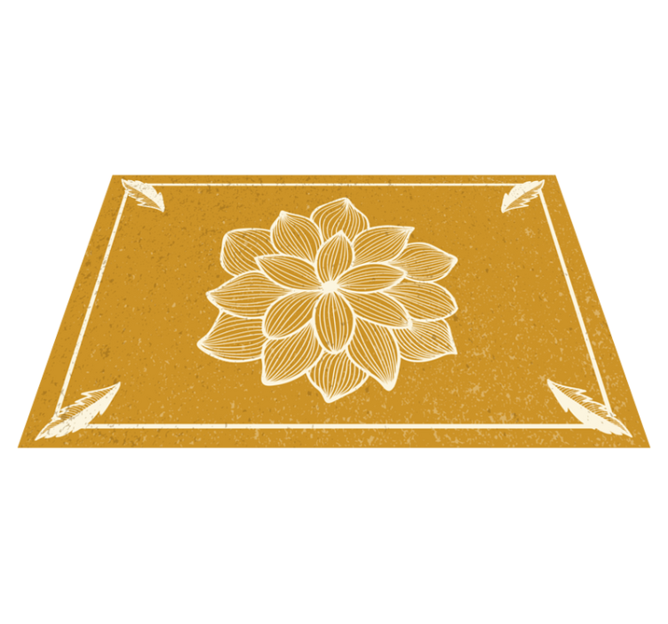 Πρωτότυπο σουπλά με κομψό φυτικό σχέδιο - TenStickers