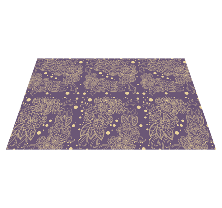 Floral γωνίες paisley γωνία paisley - TenStickers