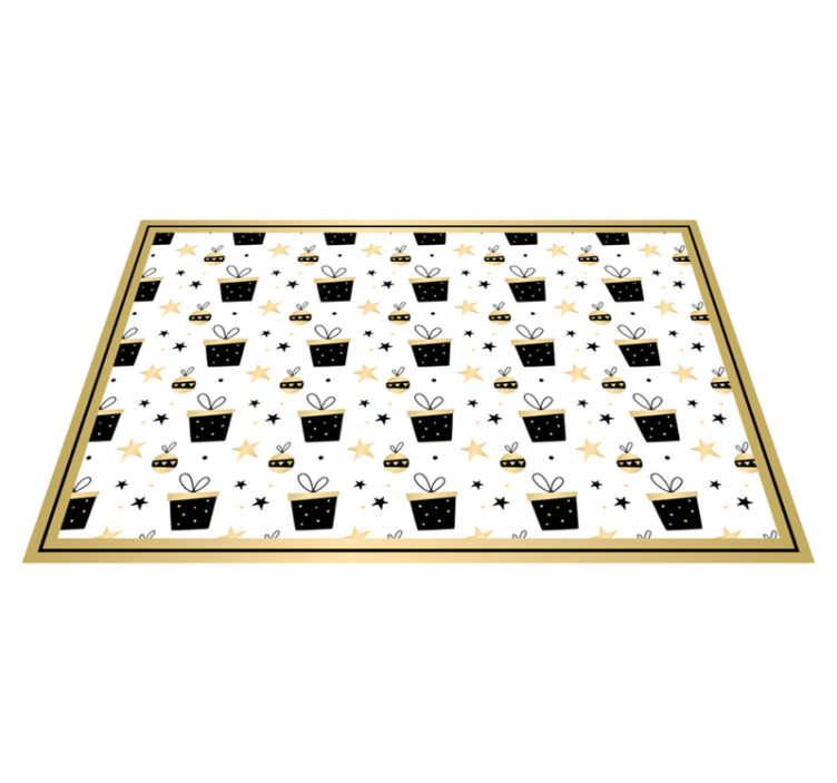 κομψό κουτί δώρου μοτίβο χριστουγεννιάτικες πινακίδες - TenStickers