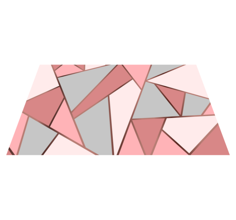 ροζ μοτίβο και χρυσές γραμμές πρωτότυπες θέσεις - TenStickers