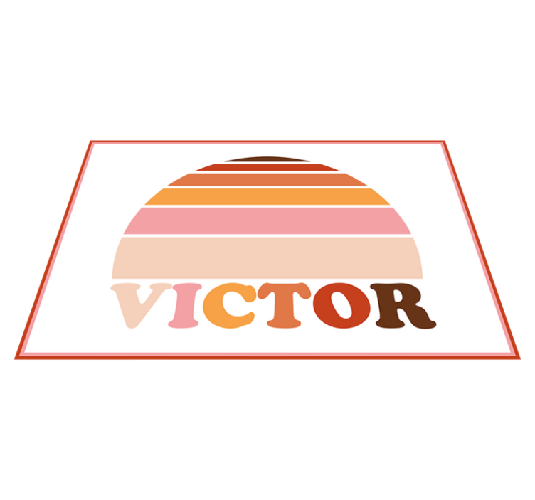 Ήλιος της δεκαετίας του 70 με εξατομικευμένες τοποθεσίες - TenStickers