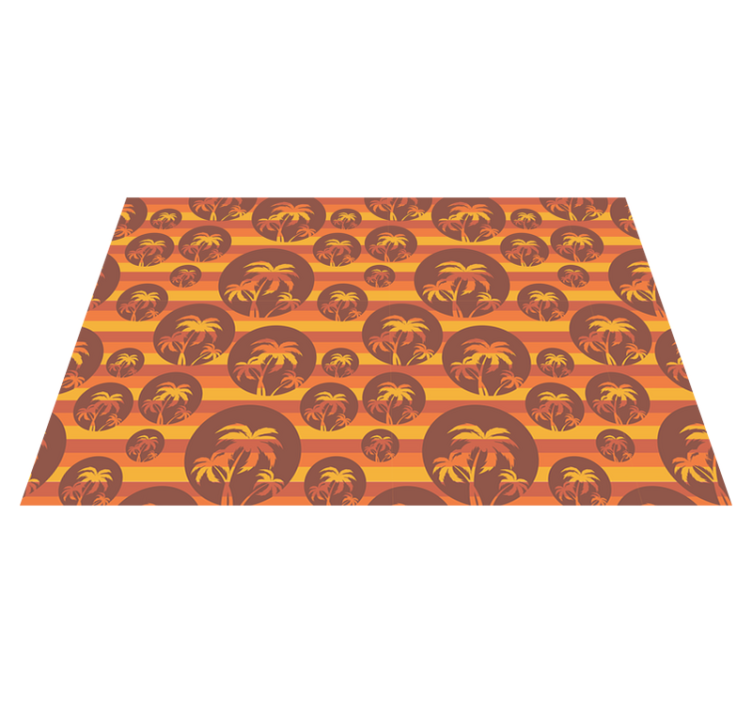 Πρωτότυπο σουπλά με τροπικά σχέδια φοίνικα - TenStickers