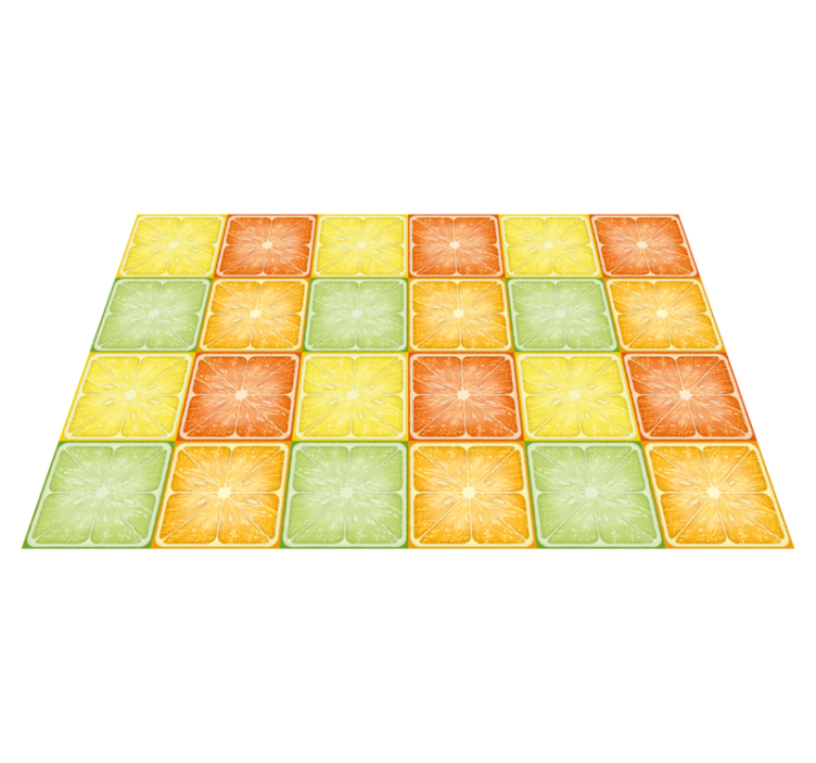 Πρωτότυπο σουπλά σε σχέδιο φέτας εσπεριδοειδών - TenStickers