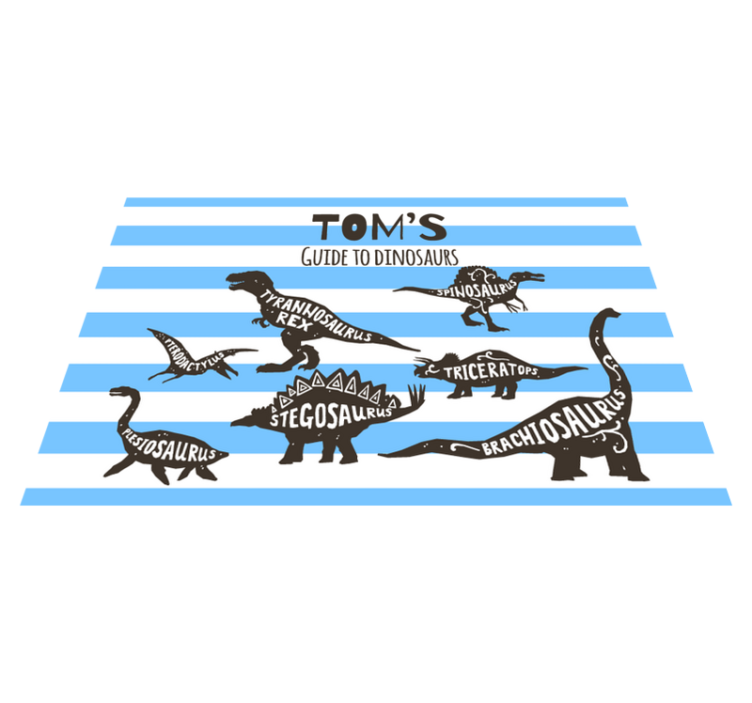 δεινόσαυροι με εξατομικευμένα ονόματα - TenStickers