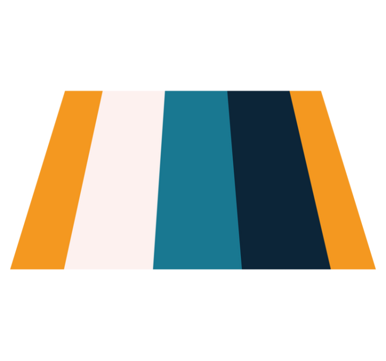 μοντέρνα παλέτα χρωμάτων ορθογώνια πλακάτα - TenStickers