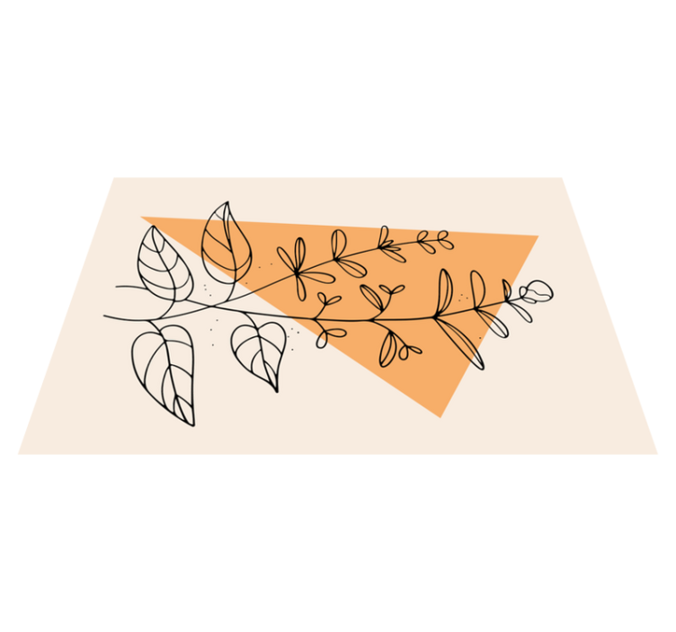 Πρωτότυπο σουπλά με λουλουδάτο αφηρημένο σχέδιο - TenStickers