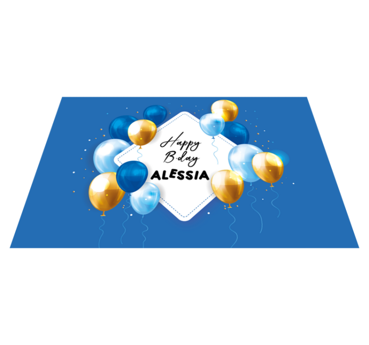 Σουπλά για Γιορτή με Μπαλόνια Γενεθλίων - TenStickers