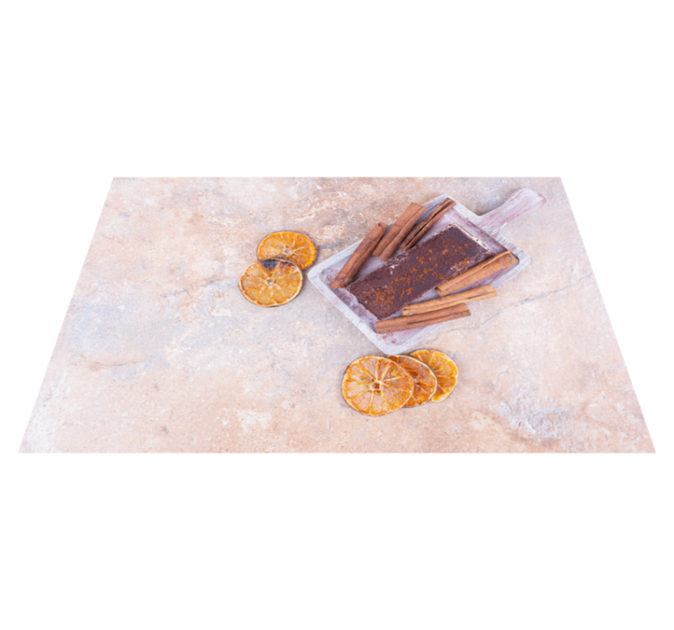 σοκολάτα κανέλα κέικ βινυλίου - TenStickers