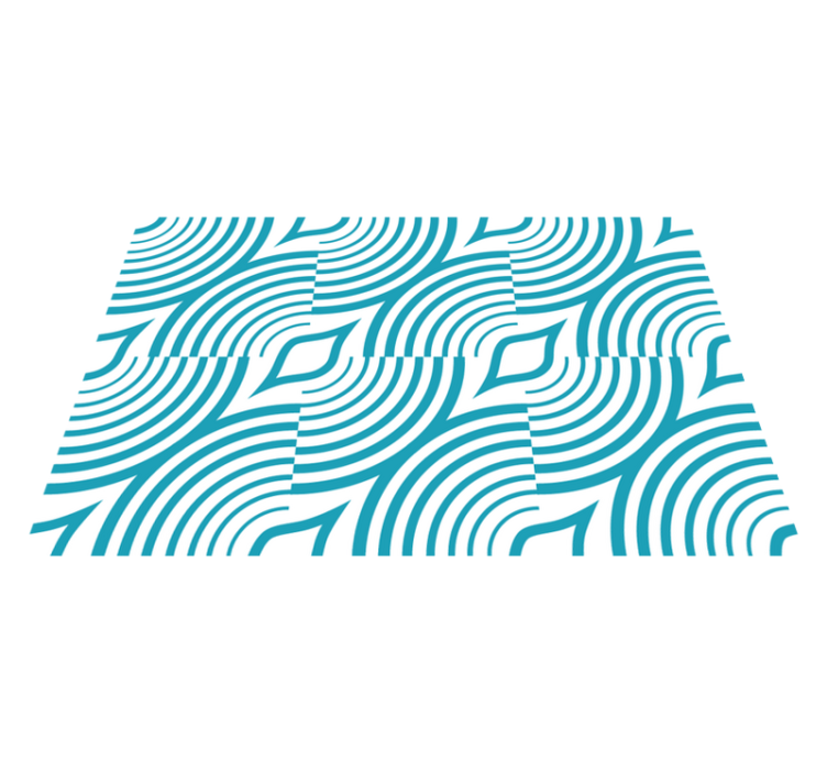 σουπλά μοντέρνο μοτίβο κυρτών κυμάτων - TenStickers