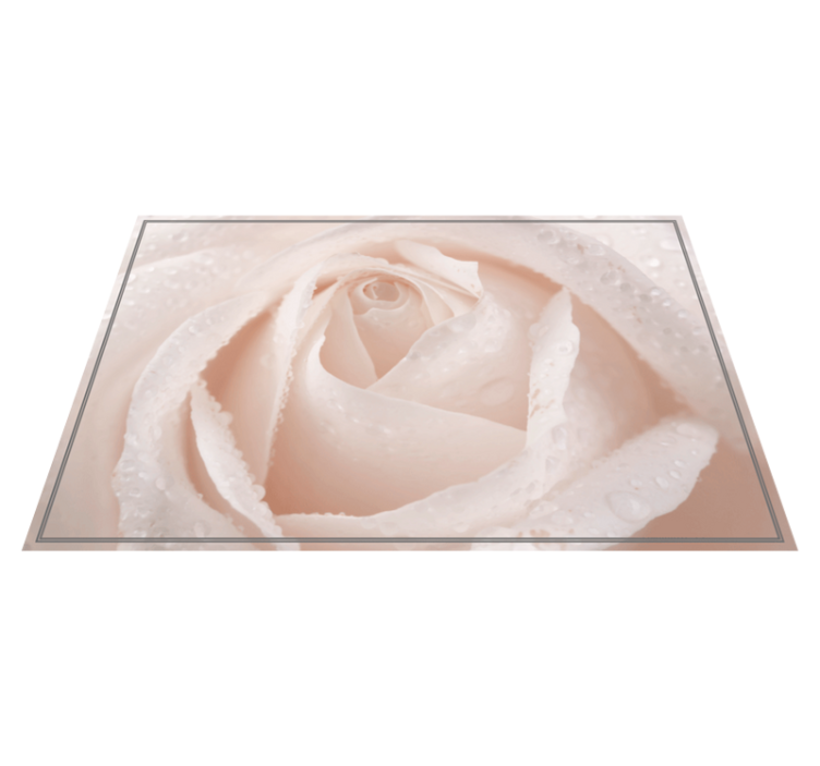 όμορφα λευκά τριαντάφυλλα μοντέρνα σουπλά - TenStickers