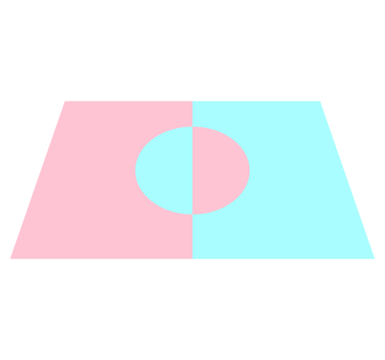 γεωμετρικά στρογγυλά μπλοκ χρώματος πρωτότυπα σουπλά - TenStickers