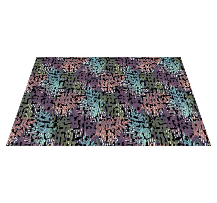 πολύχρωμα δροσερά splashy flora πρωτότυπα σουπλά - TenStickers