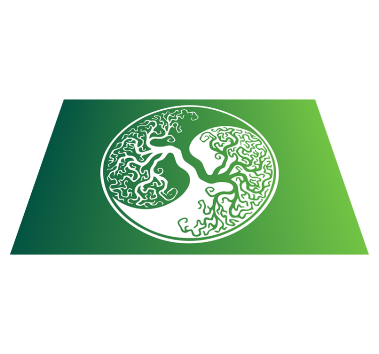 Σουπλά μοντέρνο με σύμβολο κλαδιών δέντρου - TenStickers