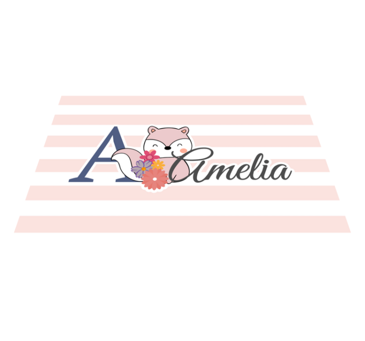 σκίουρος χαριτωμένα ζώα με σουπλά ονόματος - TenStickers