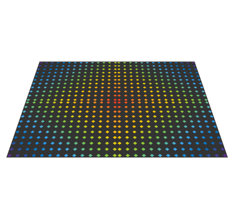 ουράνιο τόξο μωσαϊκό φόντο με χρώματα σουπλά - TenStickers