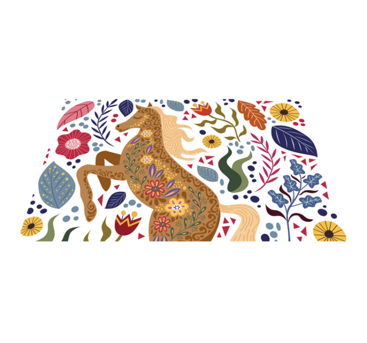 σουπλά εικονογράφηση λαογραφία άγριου αλόγου - TenStickers